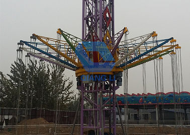 China Paseo loco de la torre del descenso de las atracciones emocionantes populares del parque de atracciones con 36P Seat fábrica