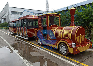 China Tren sin rieles de visita turístico de excursión de la batería del paseo del tren del Kiddie de la diversión para los niños fábrica
