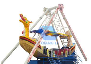 Color del juego de los niños de los asientos del paseo 24 del barco pirata del parque de la atracción modificado para requisitos particulares