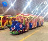 Tren sin rieles del Kiddie del carnaval del tren del paseo de los modelos interesantes de la antigüedad para los parques de atracciones proveedor