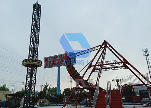 Paseo giratorio de la torre del oscilación del parque de atracciones del vuelo rotatorio de encargo del equipo proveedor