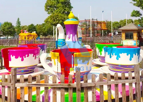 El parque temático anti de la corrosión monta 24 mini paseos del carnaval de la taza de té de la música de Seater